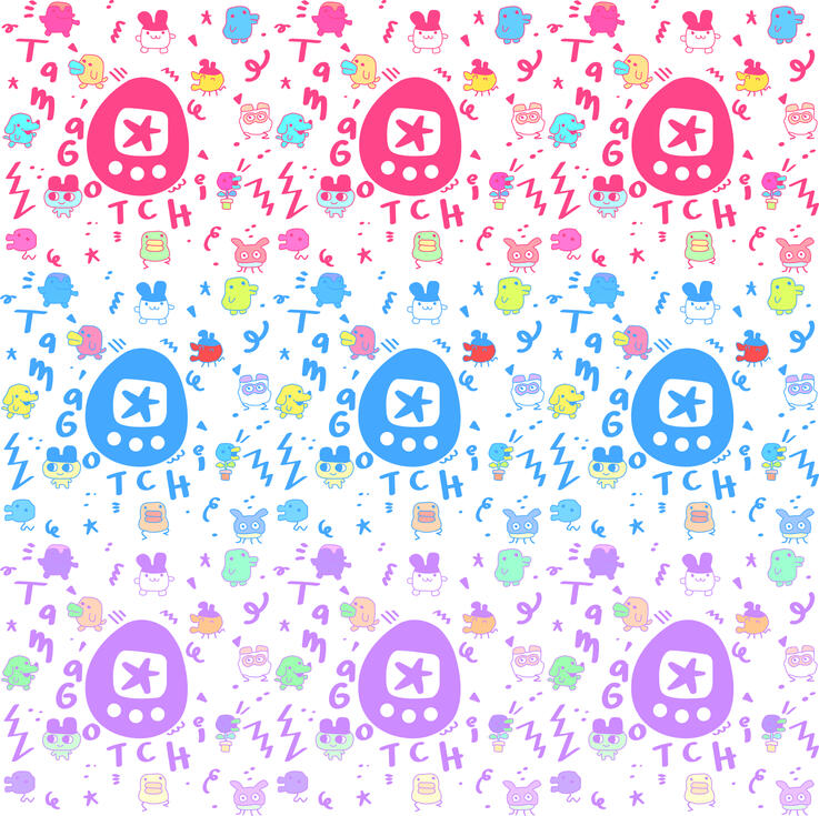 Tamagotchi Pattern Brush